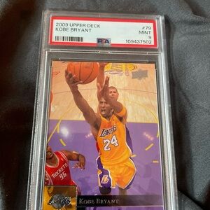 2009 Upper Deck Kobe Bryant Basketball Card #79 MINT 9